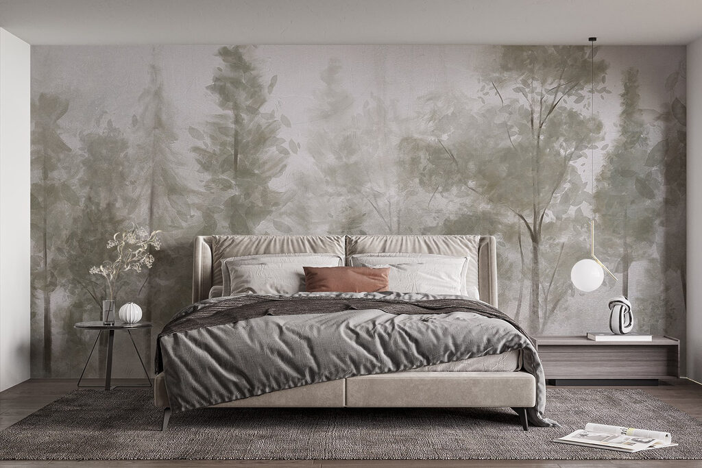 Arbres dans la brume — intérieur 1
