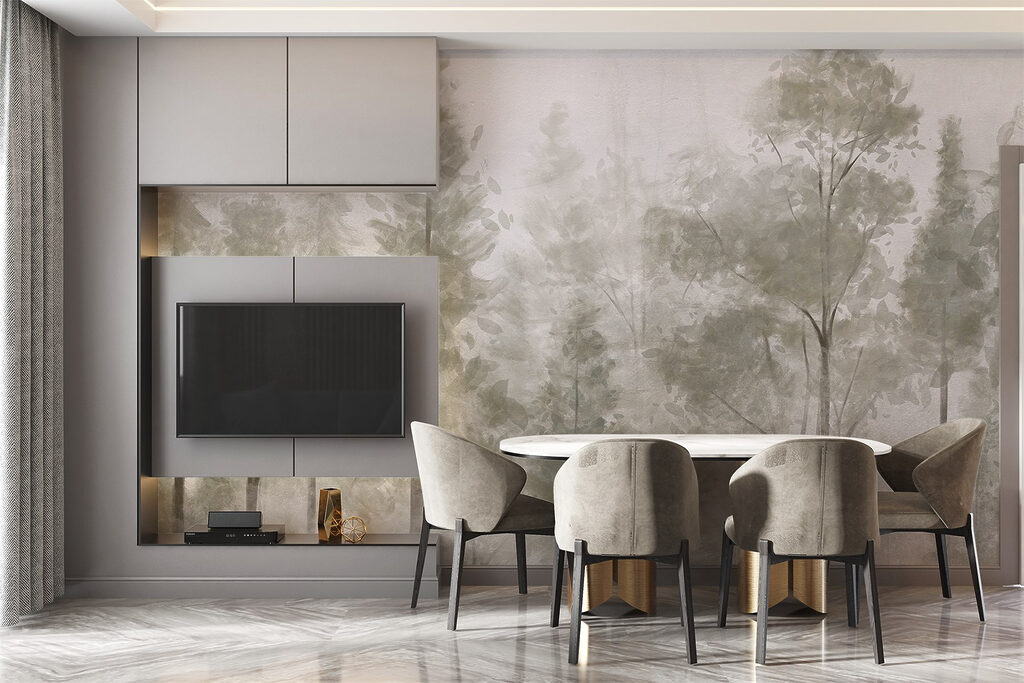 Arbres dans la brume — intérieur 5