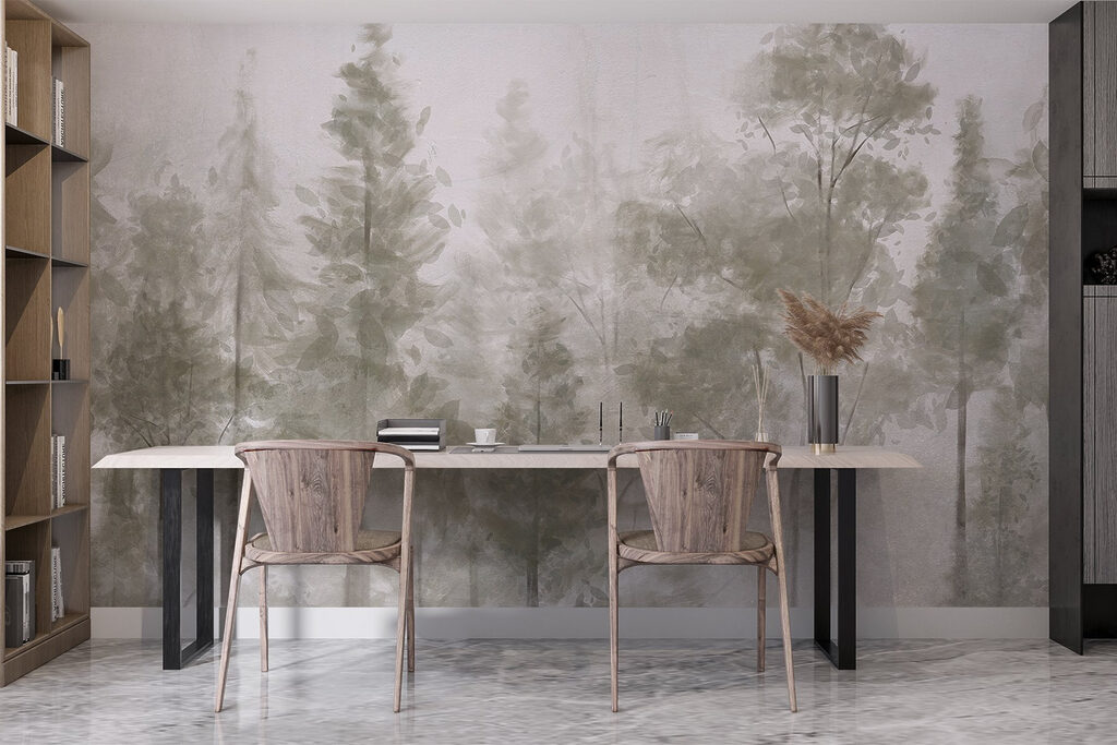 Arbres dans la brume — intérieur 6