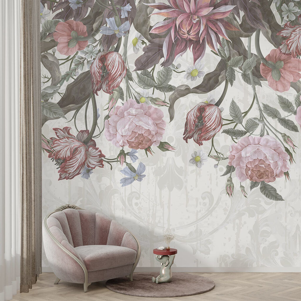 Bordure fleurie suspendue — intérieur 4