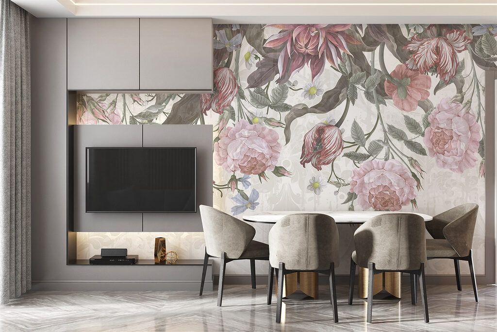Bordure fleurie suspendue — intérieur 5