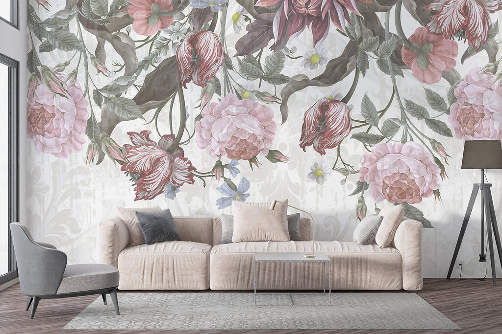 Bordure fleurie suspendue — intérieur 6