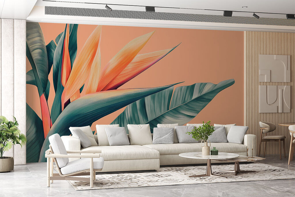 Fleurs tropicales éclatantes — intérieur 3