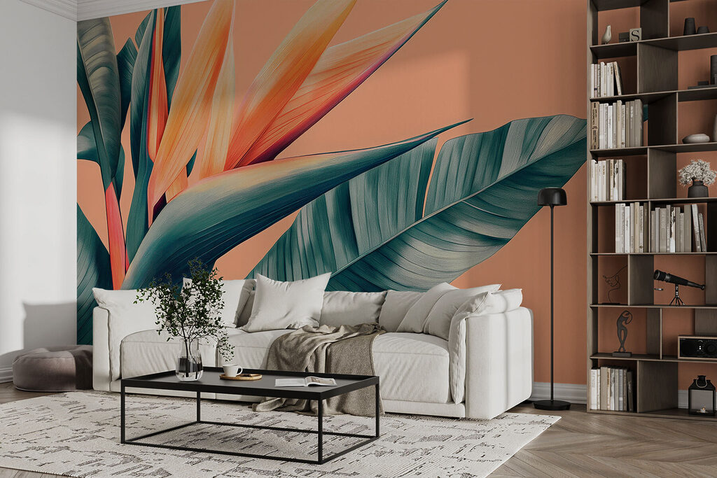 Fleurs tropicales éclatantes — intérieur 4