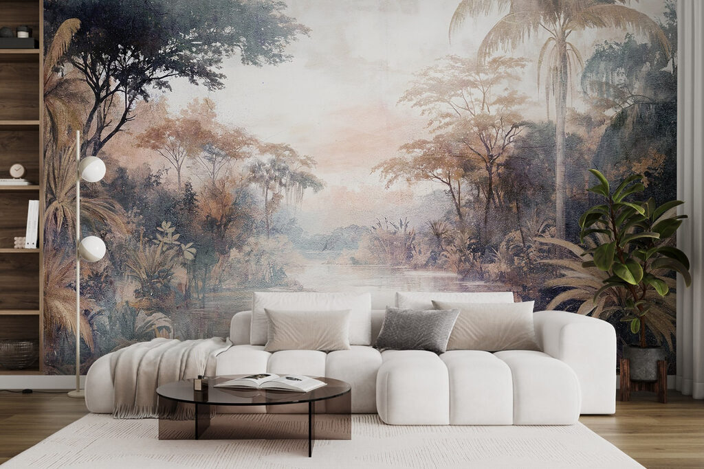Lac sous les palmiers — intérieur 3