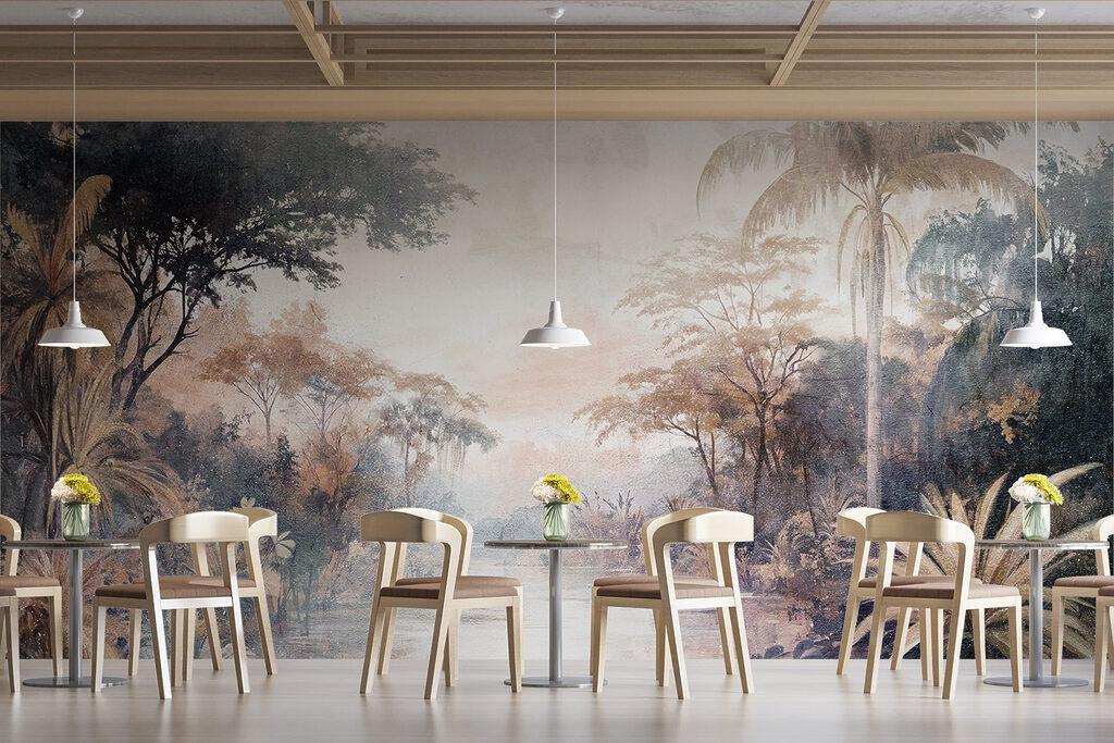 Lac sous les palmiers — intérieur 6