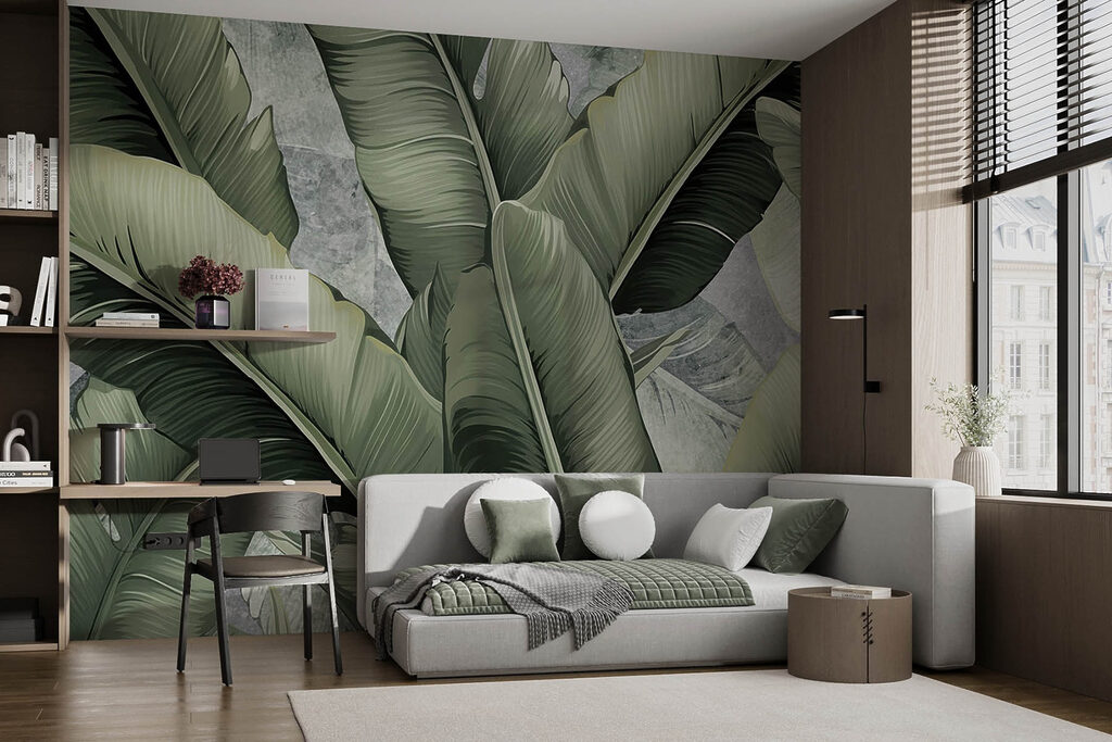Feuilles aux longues nervures — intérieur 1