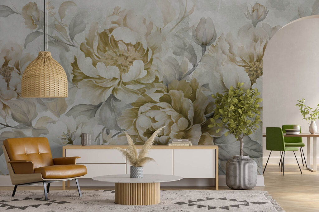 Fleurs aux tons feutrés — intérieur 1