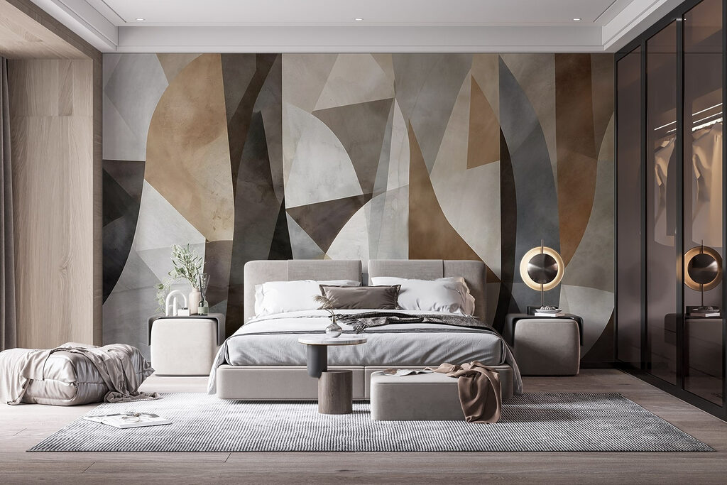 Arcs brisés couleur terre dans un intérieur