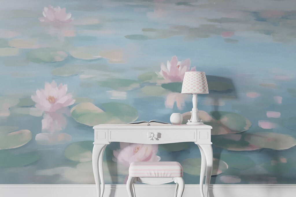 Nénuphars roses — intérieur 1