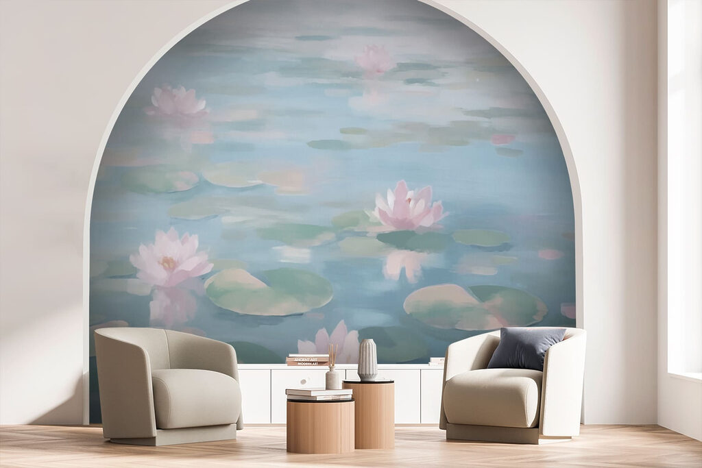 Nénuphars roses — intérieur 2