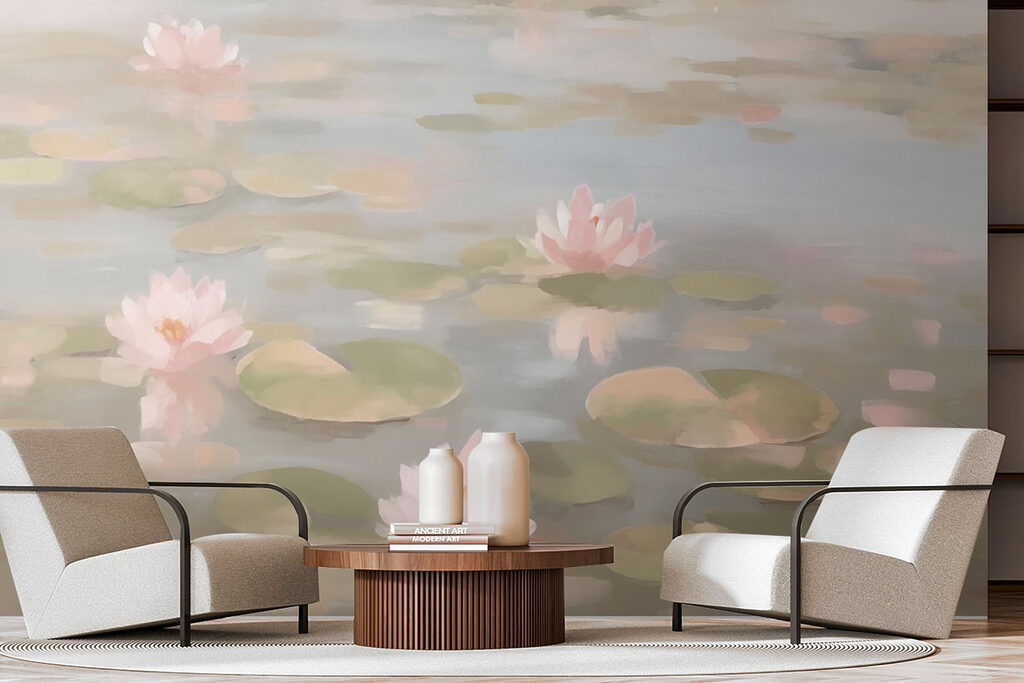 Nénuphars roses — intérieur 3