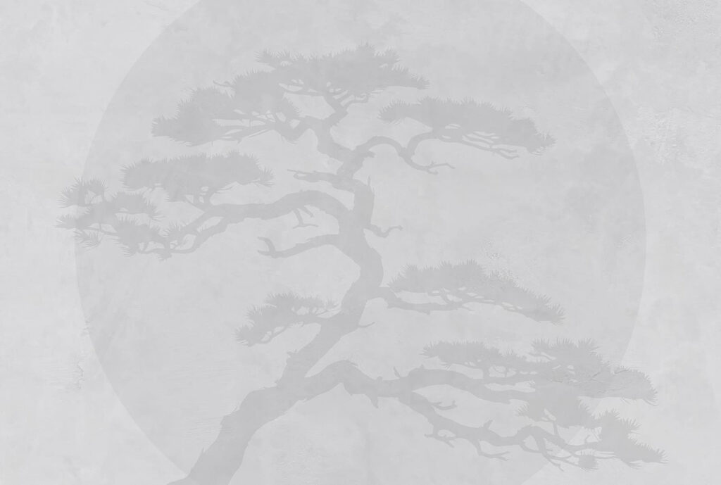 Arbre dans un cercle — motif complet