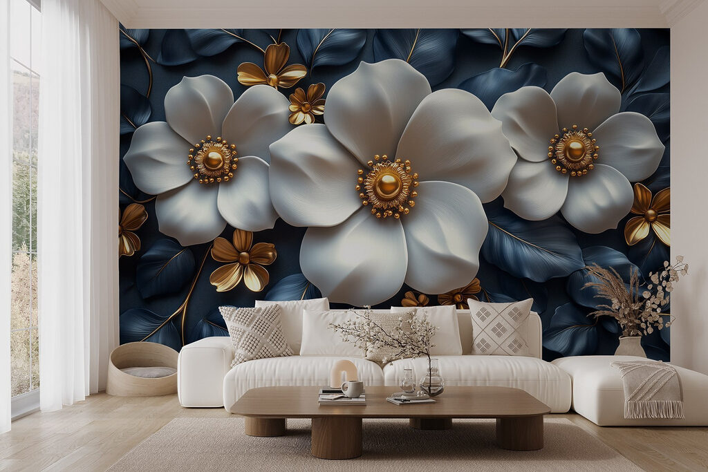 Fleurs au feuillage dense — intérieur 3