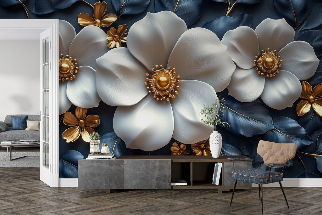 Fleurs au feuillage dense — intérieur 5