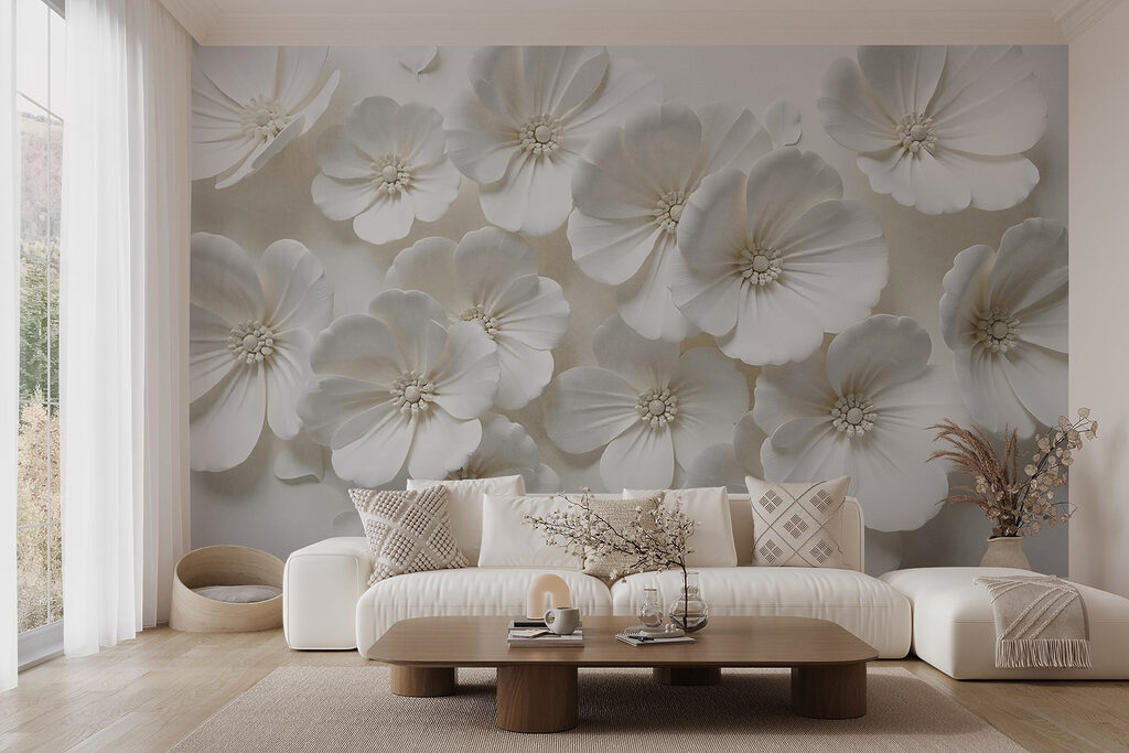 Petites fleurs blanches — intérieur 5