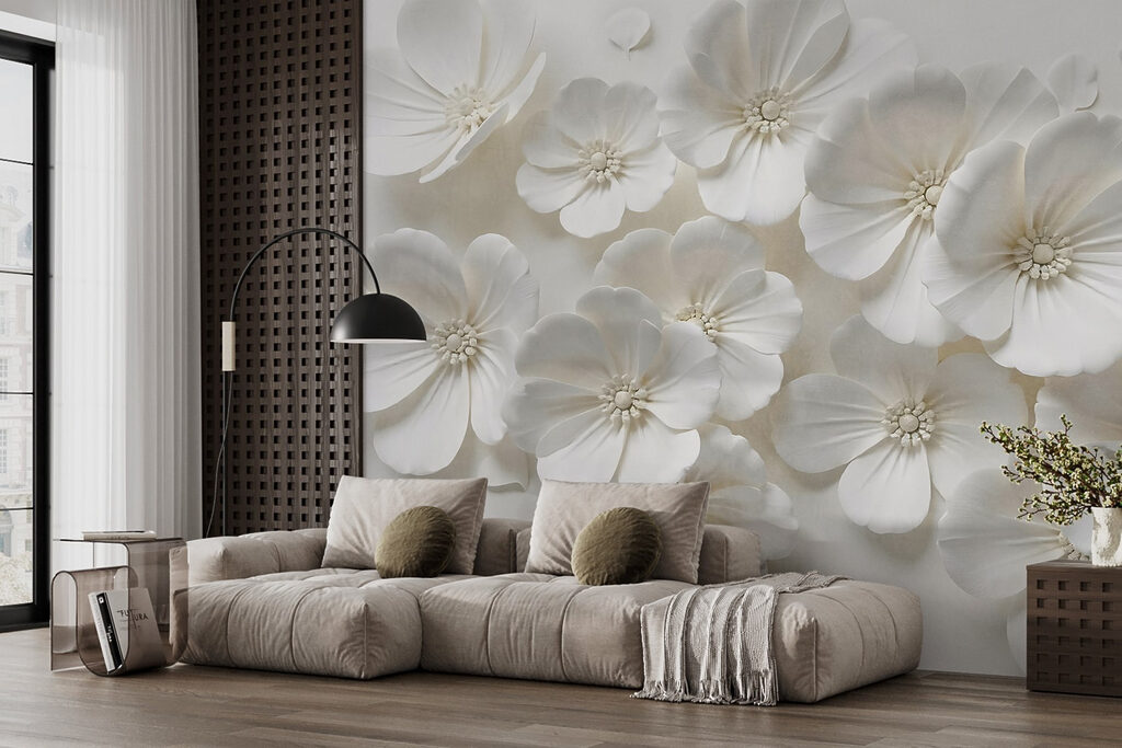 Petites fleurs blanches — intérieur 6