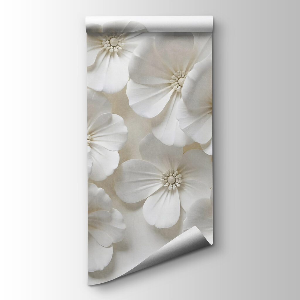 Petites fleurs blanches — vue du produit