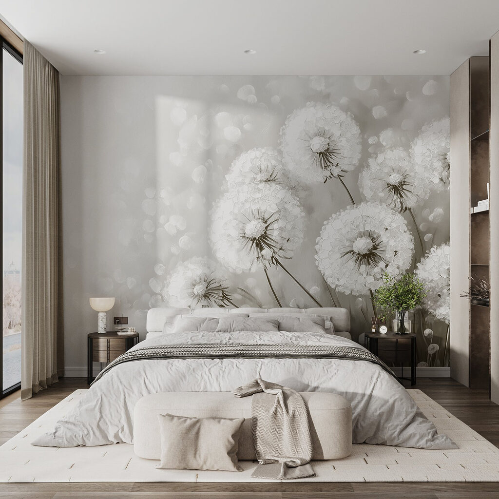 Aigrettes en gros plan — intérieur 1