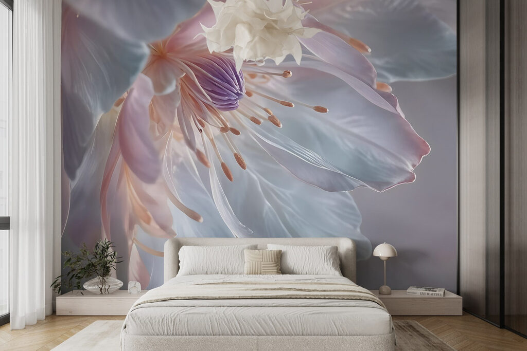 Grande fleur translucide — intérieur 5