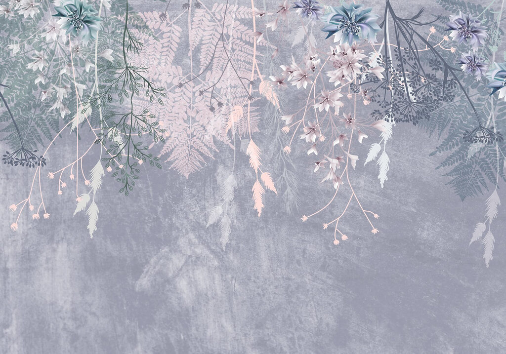 Guirlandes de fleurs — motif complet
