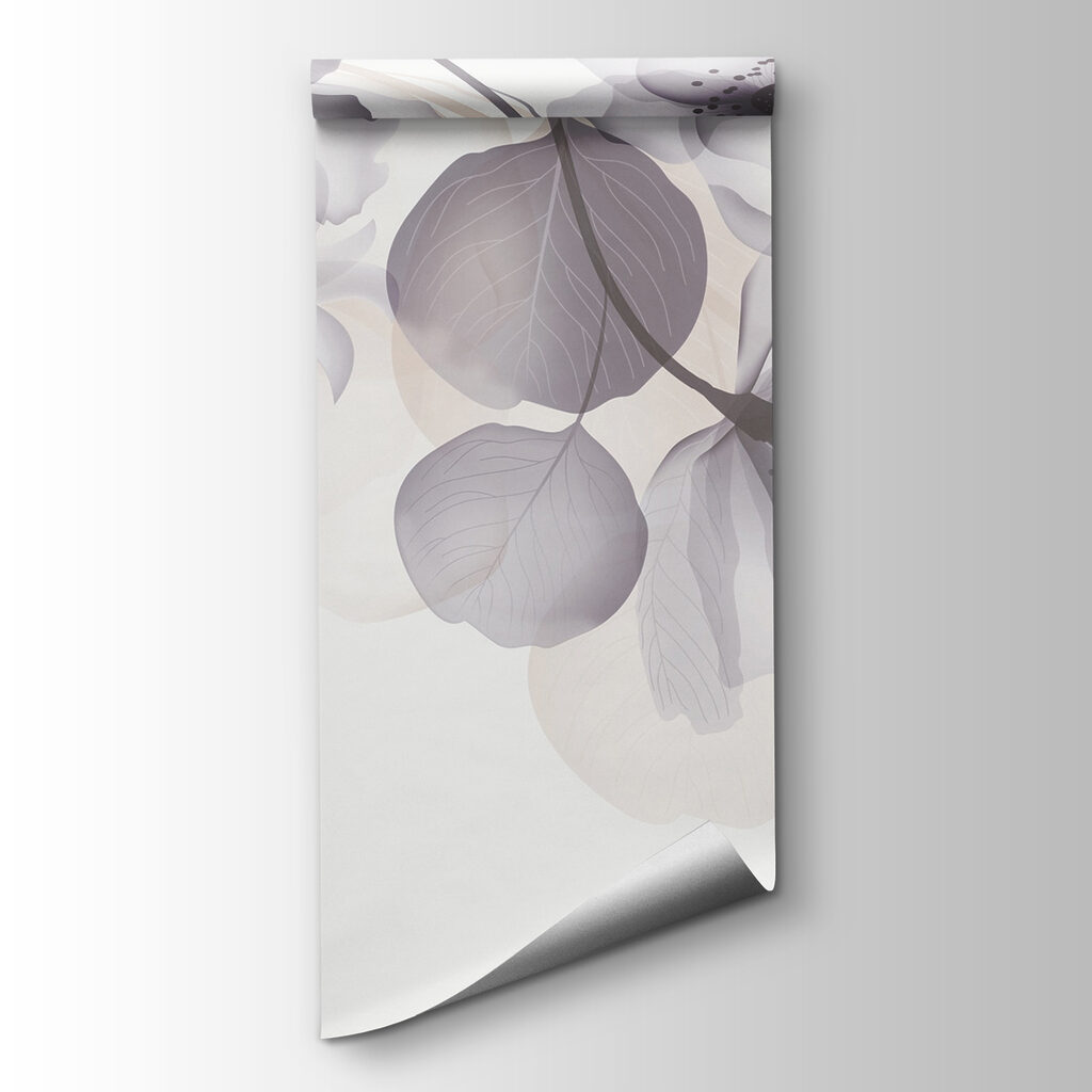 Fleurs sur feuilles rondes — vue du produit