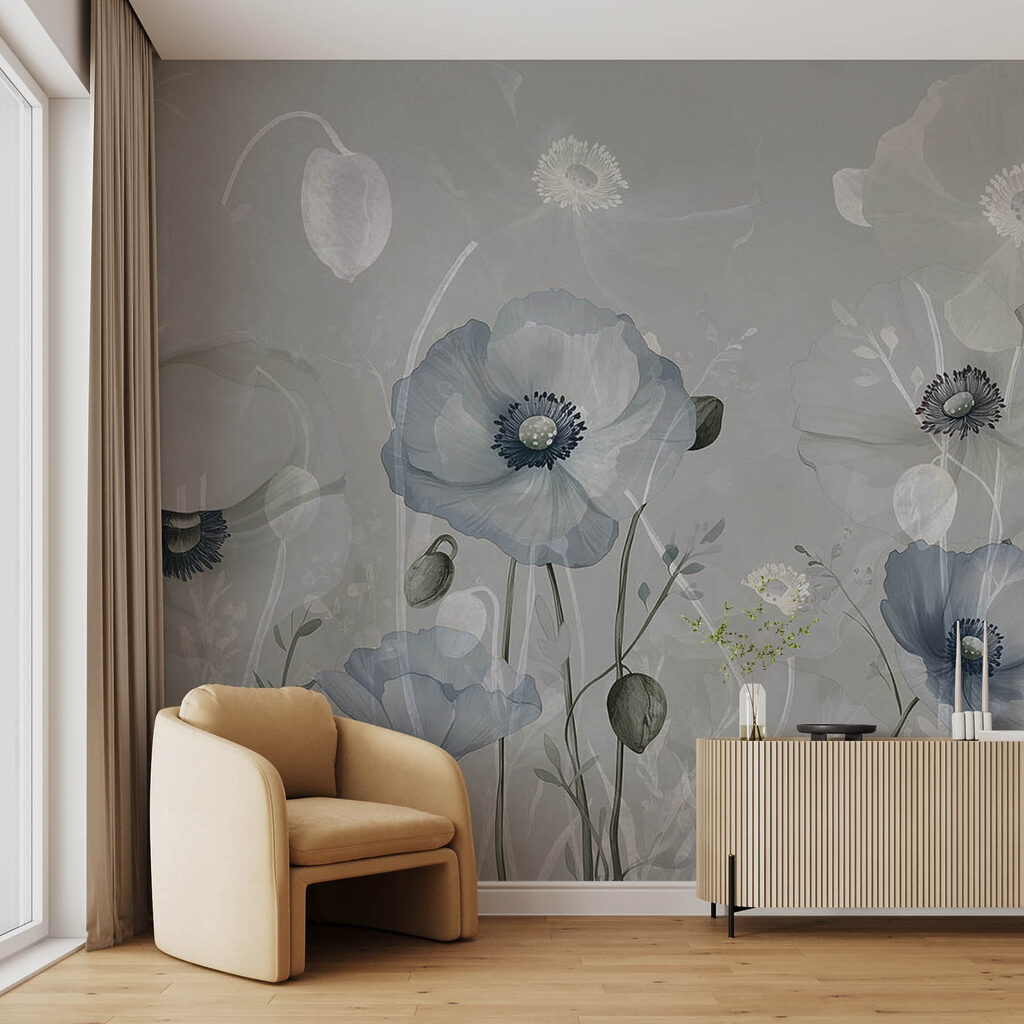 Fleurs et capsules rondes — intérieur 3