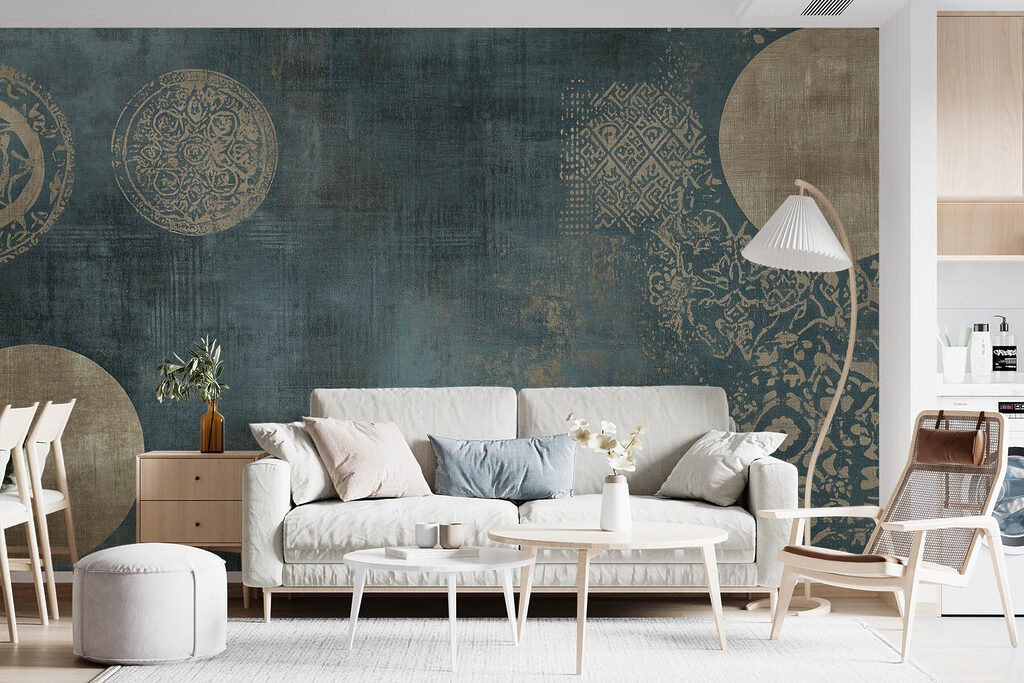 Ornements sur fond sombre — intérieur 1
