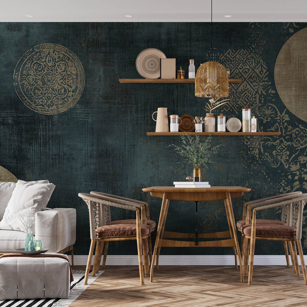 Ornements sur fond sombre — intérieur 3