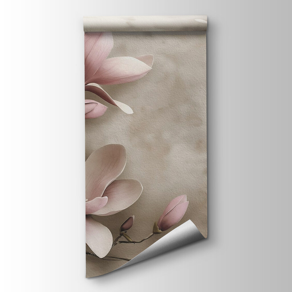 Magnolia sur fond patiné — vue du produit