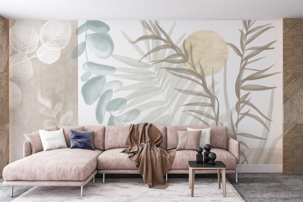 Lignes végétales et soleil — intérieur 5