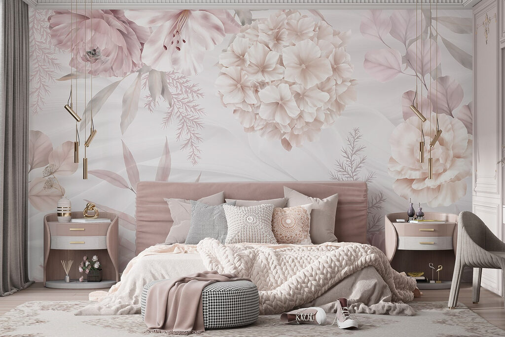 Douces fleurs pastel — intérieur 1