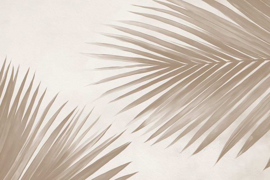 Grandes palmes — motif complet