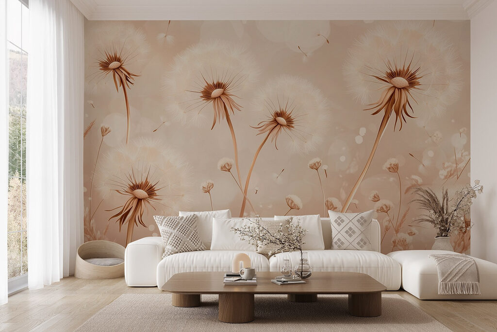 Pissenlits baignés de lumière — intérieur 2