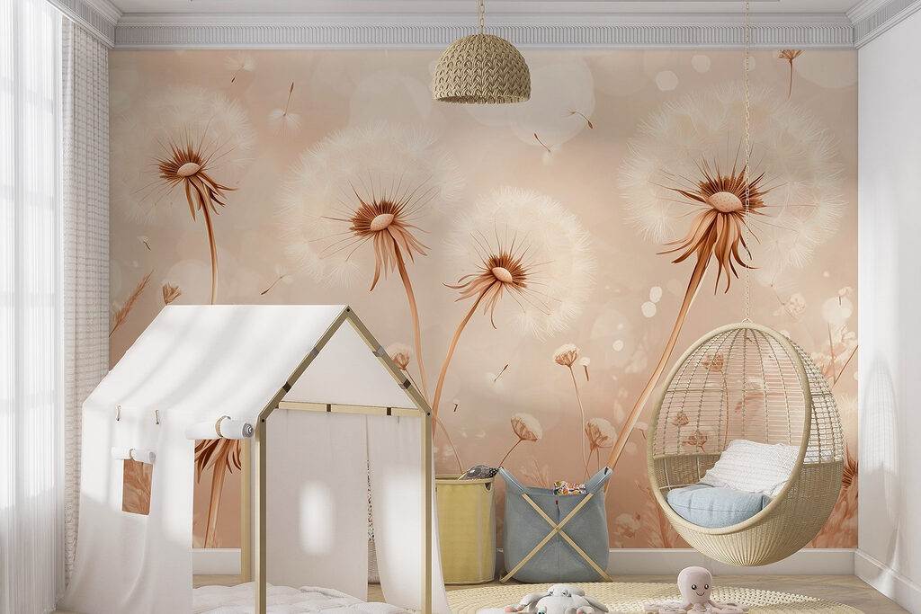 Pissenlits baignés de lumière — intérieur 3