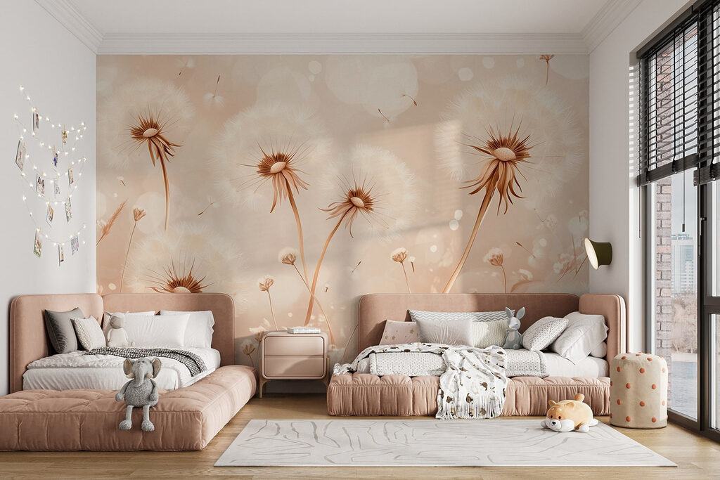 Pissenlits baignés de lumière — intérieur 4