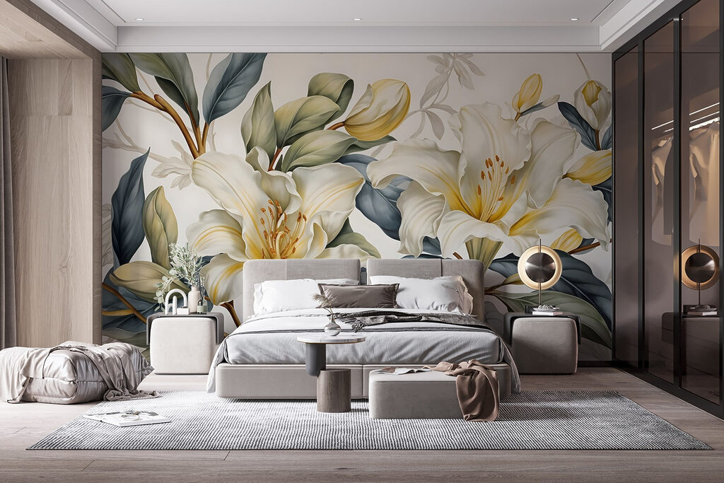 Lys dans la verdure — intérieur 1
