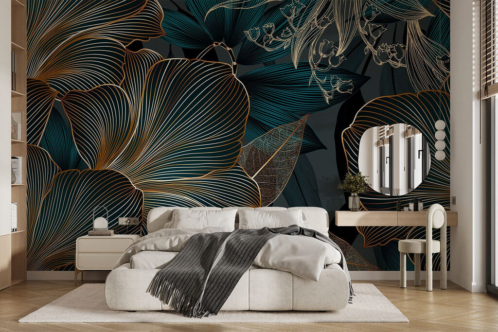 Feuillage sombre et élégant — intérieur 3