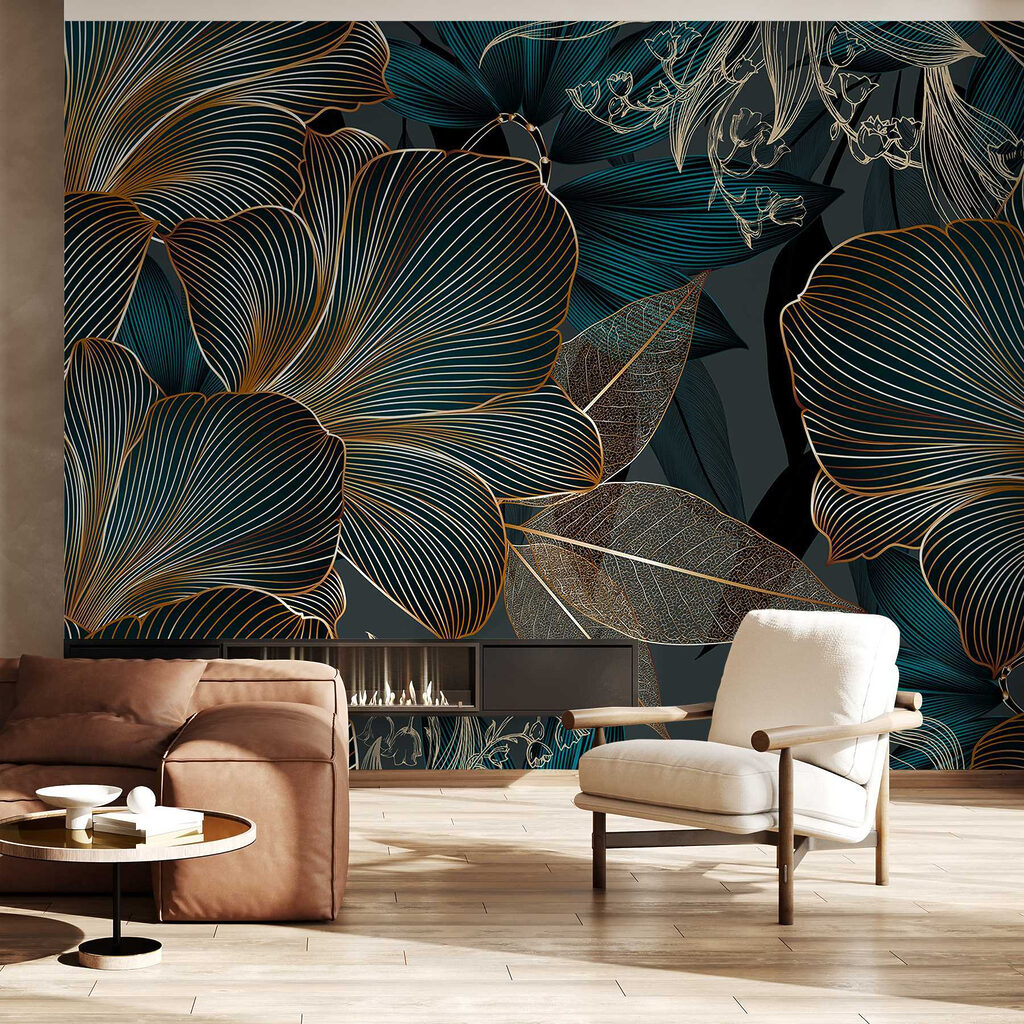 Feuillage sombre et élégant — intérieur 4