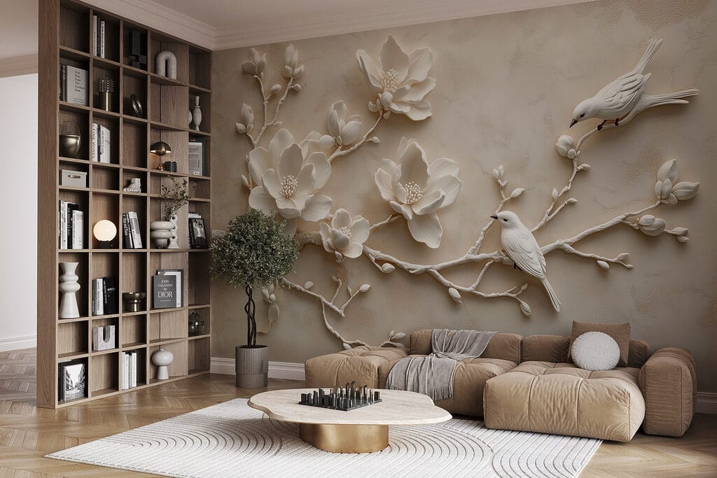 Petit oiseau blanc — intérieur 2