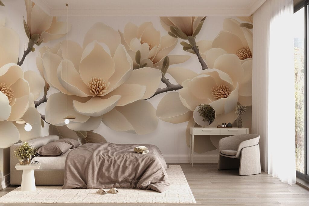 Frise de grandes fleurs — intérieur 1