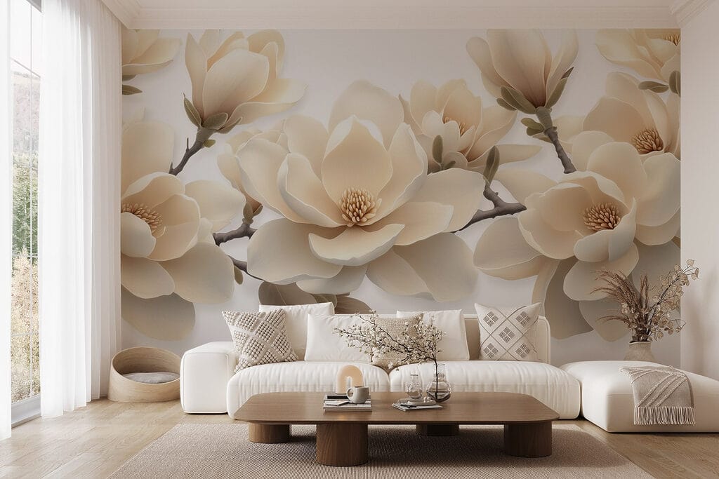 Frise de grandes fleurs — intérieur 4