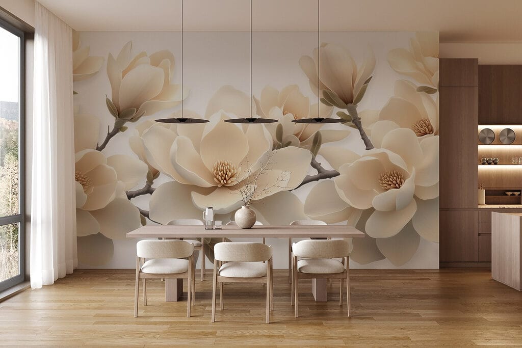 Frise de grandes fleurs — intérieur 5