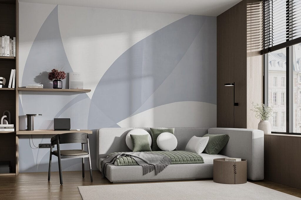 Feuilles en douces courbes — intérieur 1