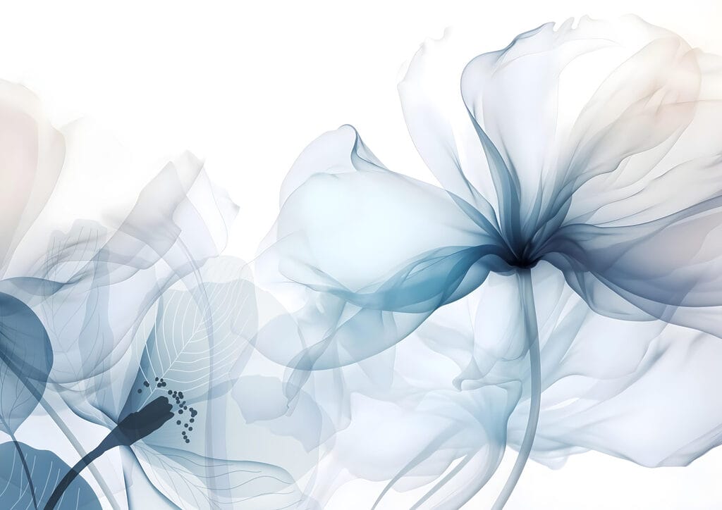 Fleurs tout en légèreté — motif complet