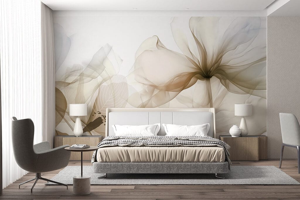 Fleurs tout en légèreté dans un intérieur