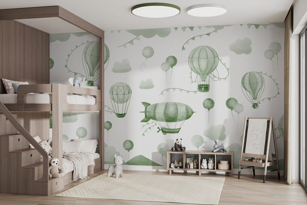 Montgolfières au-dessus des monts — intérieur 4