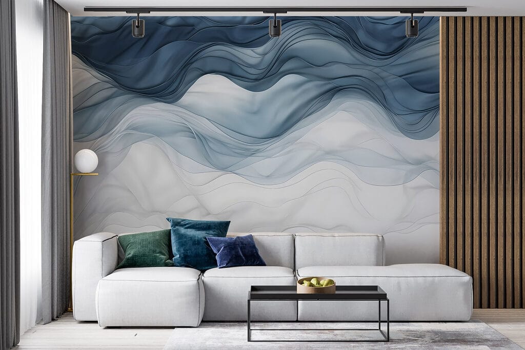 Ondes bleues et blanches — intérieur 4