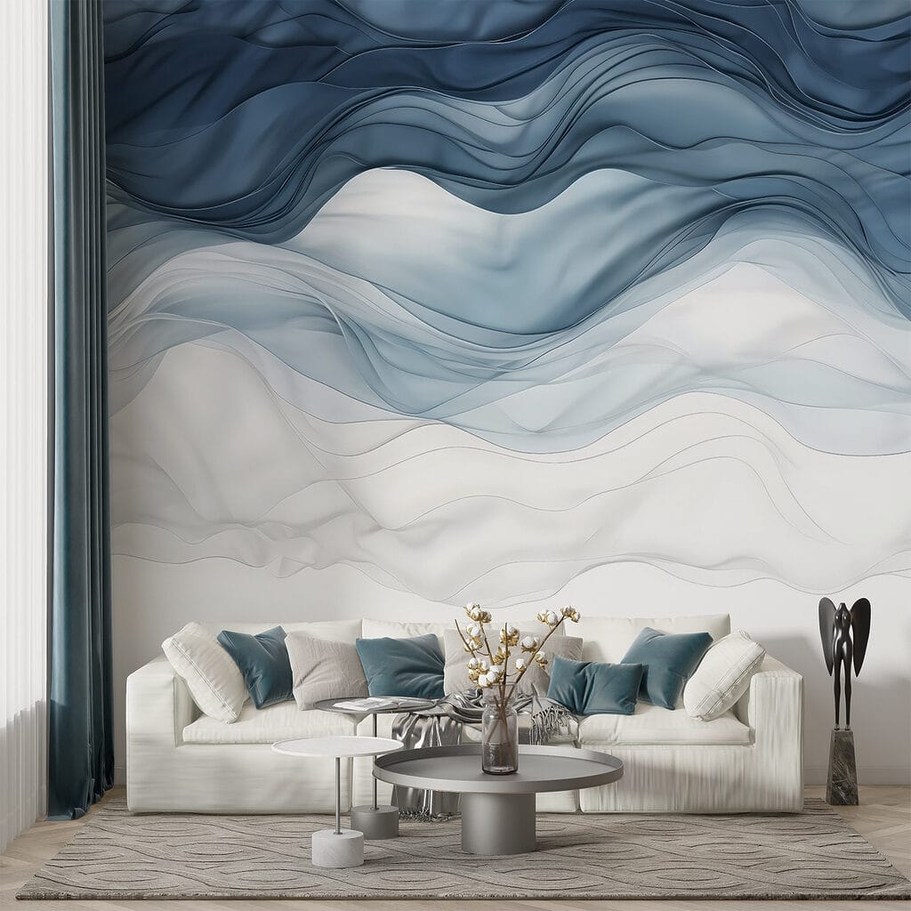 Ondes bleues et blanches — intérieur 5