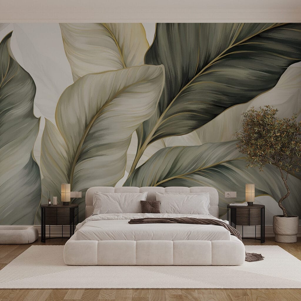 Feuilles vert sombre — intérieur 2